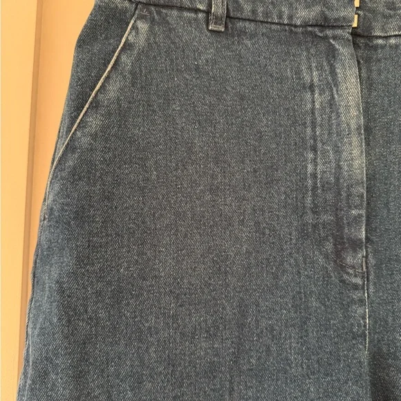 Sezane Martin denim trousers size 42/US10 - Picture 4 of 10